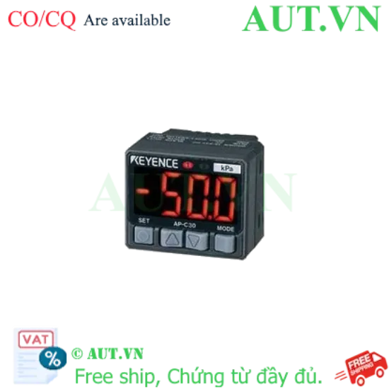 Ảnh của Cảm biến áp suất Keyence AP-C31 - Áp suất âm, Ngõ ra NPN, Độ chính xác cao | AUT VN