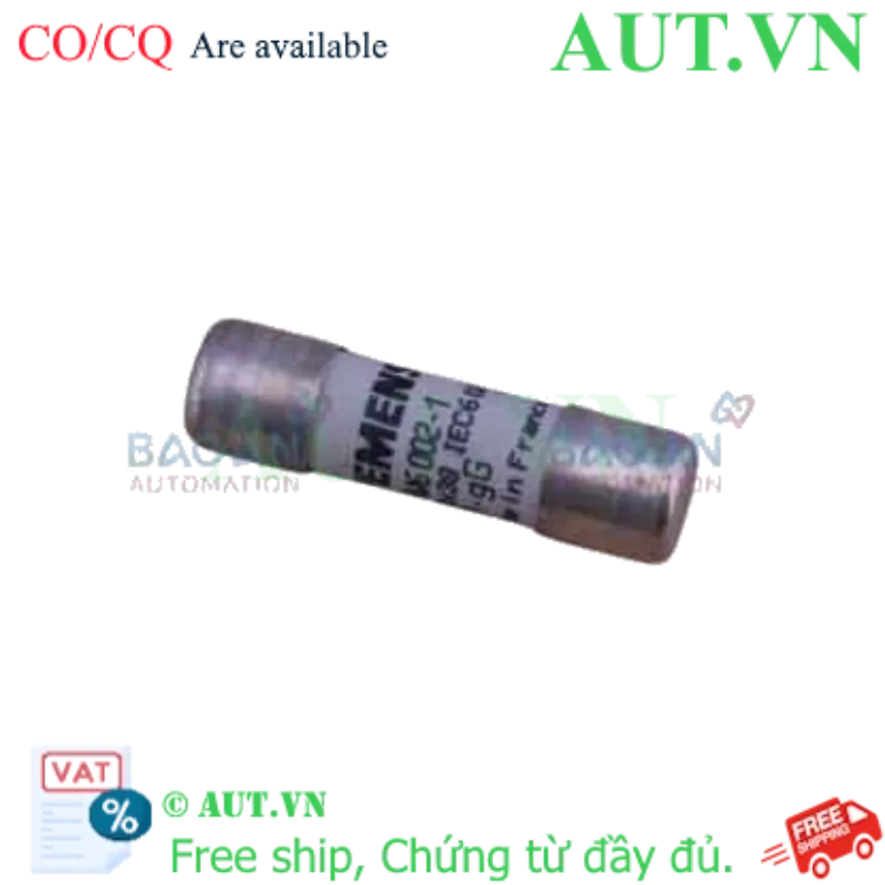 Ảnh của Cầu chì sứ Siemens 3NW6002-1 - 2A, 500VAC, Kích thước 10x38mm