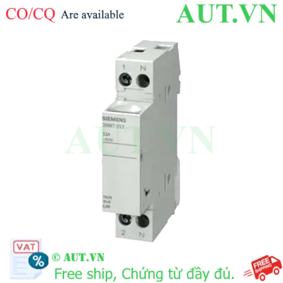 Ảnh của Đế Cầu Chì Siemens 3NW7013 - 1P 32A 690V, Chuẩn 10x38mm, Lắp Ray DIN Chính Hãng