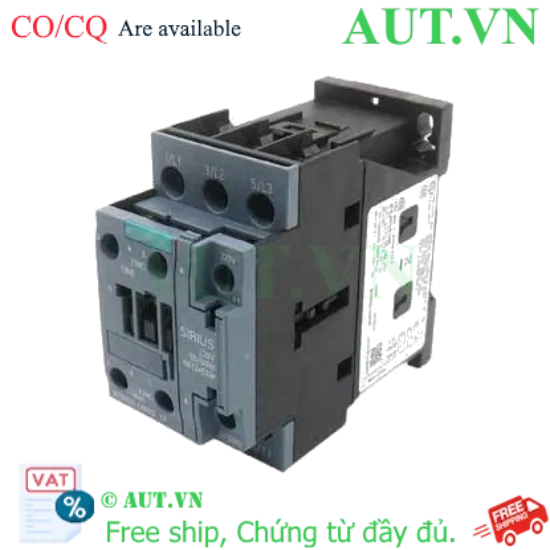 Ảnh của Contactor Siemens 3RT6025-1AN20 3 Pha 17A - Chính Hãng AUT VN