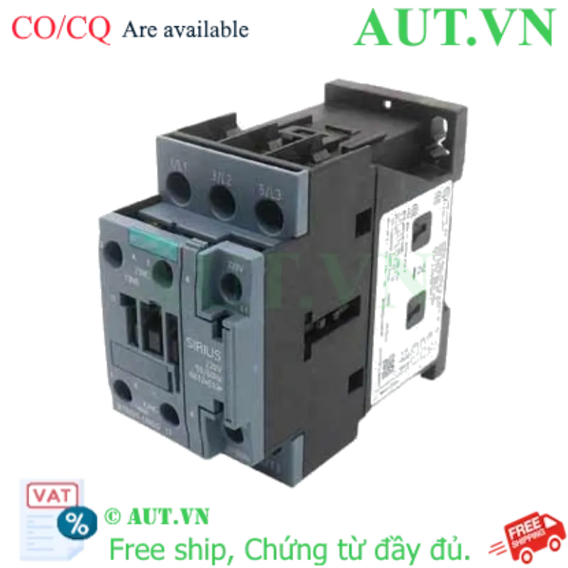 Ảnh của Contactor Siemens 3RT6025-1AN20 3 Pha 17A - Chính Hãng AUT VN