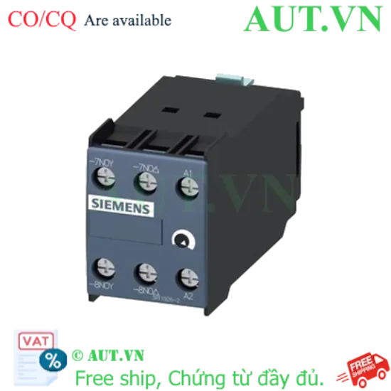 Ảnh của Timer Siemens 3RT1926-2GJ51 - Bộ Hẹn Giờ 24V AC/DC, Lắp Nhanh, Độ Chính Xác Cao | AUT VN