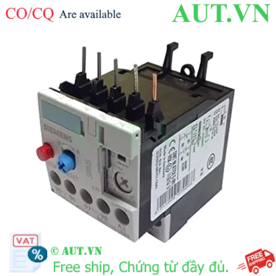 Ảnh của Rơ le nhiệt Siemens 3RU1116-0EB0 - Bảo vệ quá tải cực nhạy, Chính hãng, Độ bền cao