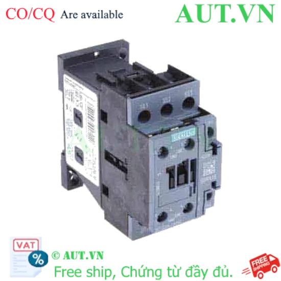 Ảnh của Khởi Động Từ Contactor Siemens 3RT2026-1AP00 | 25A - 11kW - 230VAC | Chính Hãng AUT VN