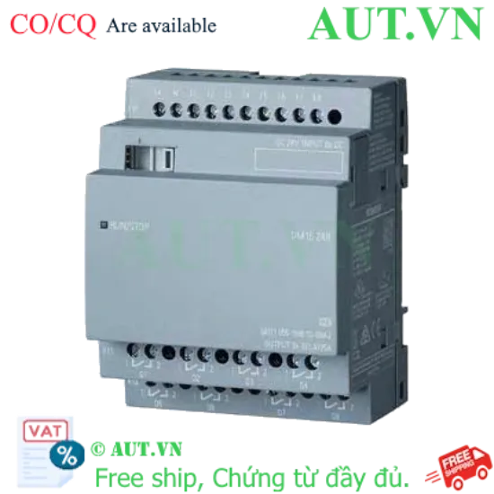 Ảnh của Module Mở Rộng Siemens 6ED1055-1NB10-0BA2 | 8DI/8DO Relay 5A, 24VDC, Tương Thích LOGO! 8 - AUT VN
