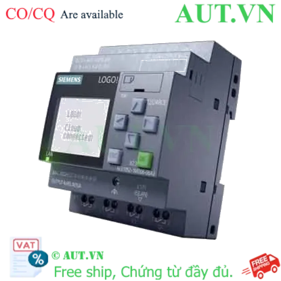 Ảnh của PLC Siemens LOGO! 8.4 6ED1052-1MD08-0BA2 | 12/24VDC, 8DI/4DO Relay, Web Server IoT Thông Minh