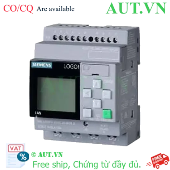 Ảnh của PLC Siemens LOGO! 8.4 6ED1052-1FB08-0BA2 | Cloud IoT, Màn Hình LCD, 8DI/4DQ Relay Chính Hãng