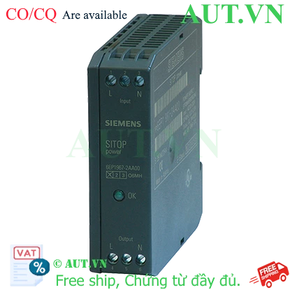 Ảnh của Bộ nguồn Siemens 6EP1967-2AA00 100-480V 10A