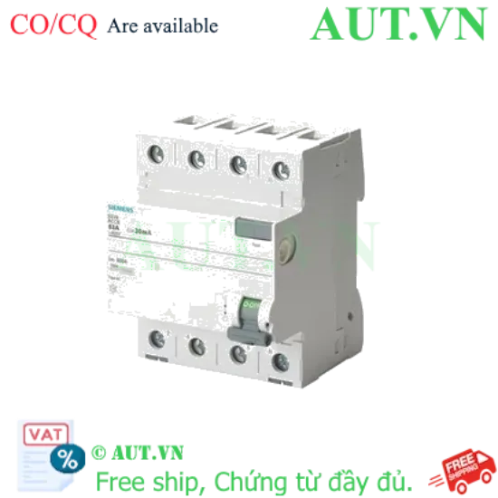 Ảnh của RCCB Siemens 5SV4442-0 25A 100mA 3P+N: Chống Rò Điện, Ngăn Cháy Nổ, Tiêu Chuẩn Đức | AUT VN