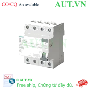 Ảnh của RCCB Siemens 5SV5342-0 25A 30mA 3P+N - Cầu Dao Chống Giật 3 Pha Chính Hãng, Chống Rò Siêu Nhạy