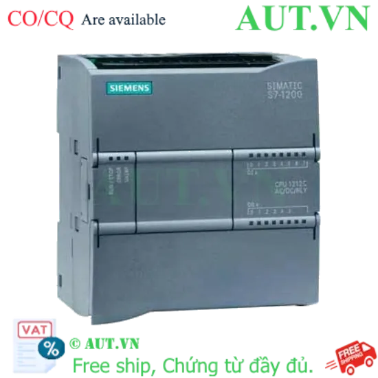 Ảnh của PLC Siemens 6ES7212-1BE40-0XB0 CPU 1212C AC/DC/Relay - Chính Hãng, 8DI/6DO, Nguồn AC/DC