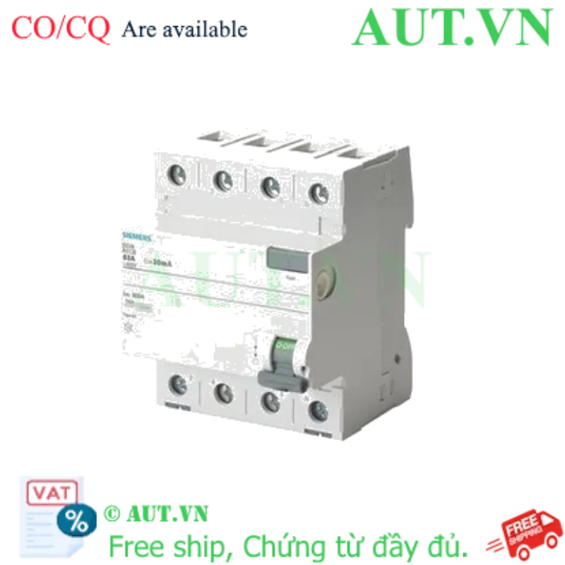 Ảnh của RCCB Siemens 5SV4742-0 25A 500mA 3P+N