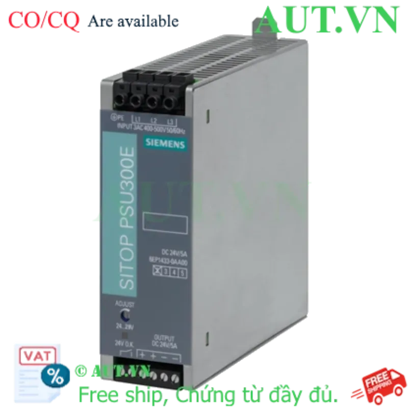Ảnh của Bộ nguồn Siemens 6EP1433-0AA00 24V 5A