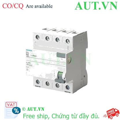 Ảnh của RCCB Siemens 5SV4447-0 80A 100mA 3P+N