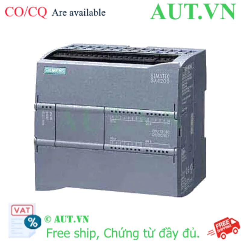 Ảnh của PLC Siemens S7-1200 6ES7215-1HG40-0XB0 | 14DI/10DQ Relay | 24VDC - AUT VN