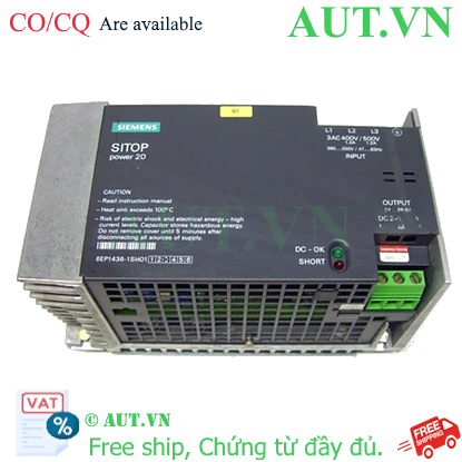 Ảnh của Bộ nguồn Siemens 6EP1436-1SH01 24V 20A