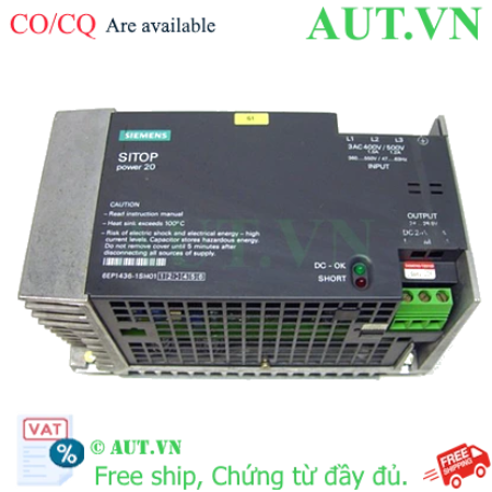 Ảnh của Bộ nguồn Siemens 6EP1436-1SH01 24V 20A