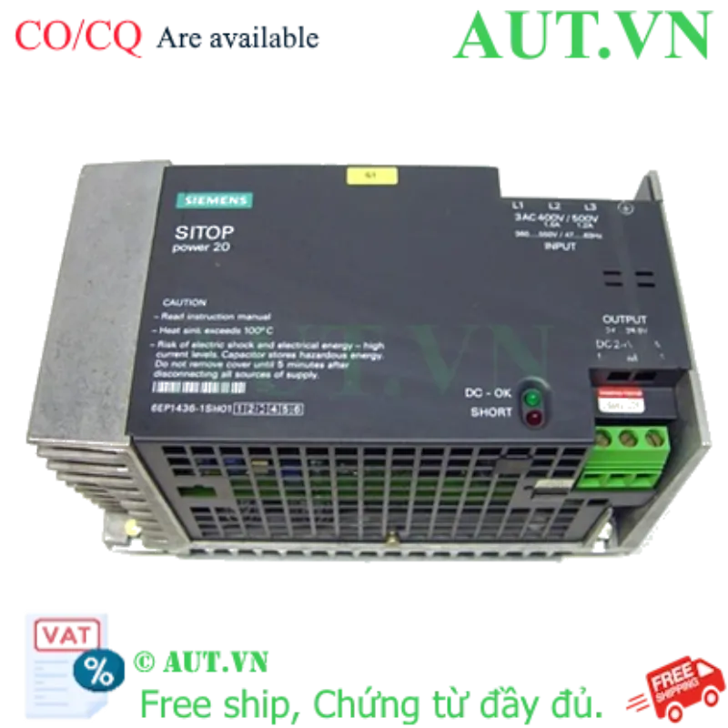 Ảnh của Bộ nguồn Siemens 6EP1436-1SH01 24V 20A