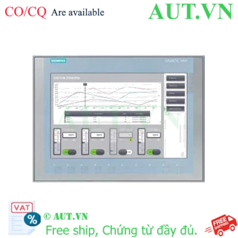 Ảnh của Màn hình HMI Siemens 6AV2123-2MB03-0AX0 12 inch - Cảm ứng điện trở, PROFINET, HD sắc nét
