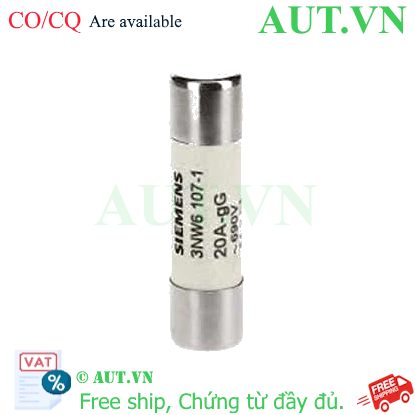 Ảnh của 3NW6007-1 cầu chì ống SIEMENS, 05A, 500VAC, 10x38 mm