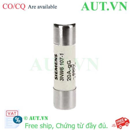 Ảnh của 3NW6007-1 cầu chì ống SIEMENS, 05A, 500VAC, 10x38 mm