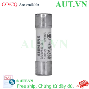 Ảnh của 3NW6010-1 cầu chì SIEMENS, 25A, 500VAC, 10x38 mm, tốt