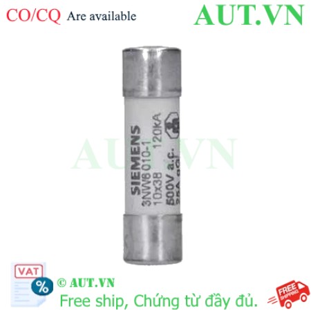 Ảnh của 3NW6010-1 cầu chì SIEMENS, 25A, 500VAC, 10x38 mm, tốt