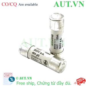Ảnh của 3NW6117-1 cầu chì ống SIEMENS, 40A, 500VAC, 14x51 mm