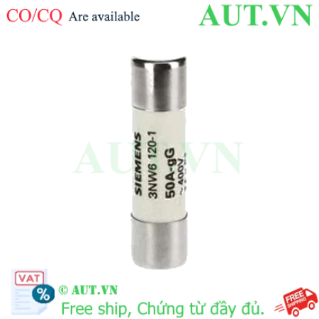 Ảnh của 3NW6120-1 cầu chì SIEMENS, 50A, 500VAC, 14x51 mm, đẹp