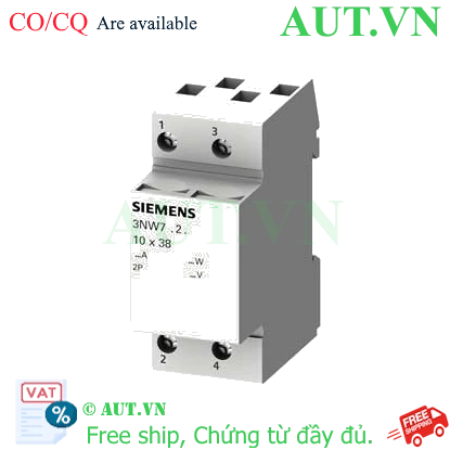 Ảnh của 3NW7024 - Giá đỡ cầu chì Siemens 2P, 32A, 600-690VAC