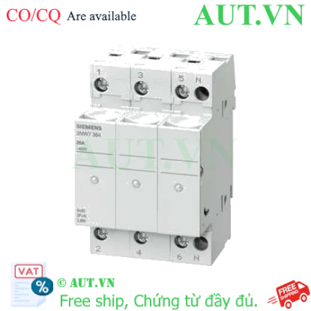 Ảnh của 3NW7034 giá đỡ cầu chì SIEMENS, 32A, 600VAC, 690VAC