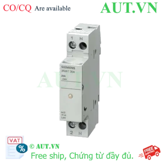 Ảnh của 3NW7054 giá đỡ cầu chì SIEMENS, 32A, 600VAC, 690VAC