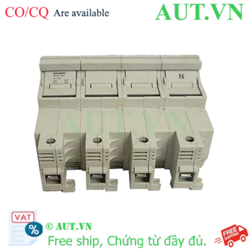 Ảnh của 3NW7261 đế cầu chì SIEMENS, 3P+N, 100A, 690VAC, mới