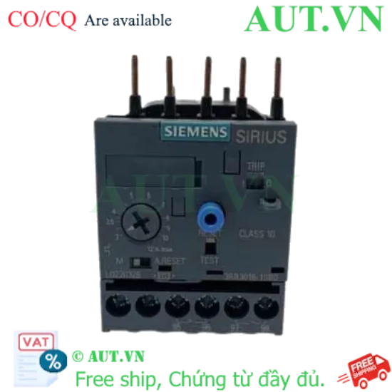 Ảnh của 3RB3016-1SB0 rơle nhiệt điện tử SIEMENS, 3-2A, tư vấn 24/7
