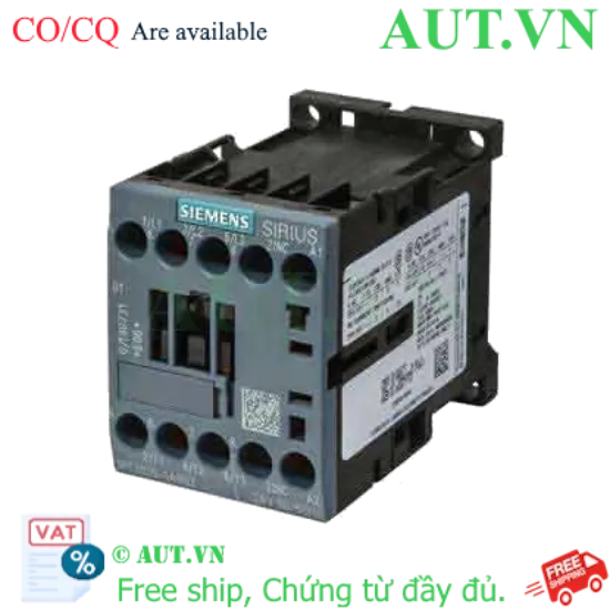 Ảnh của 3RT2015-1AB02 khởi động từ SIEMENS, cuộn dây: 24VAC