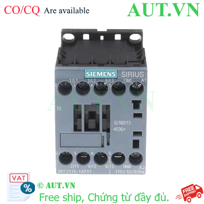 Ảnh của 3RT2015-1AF01 khởi động từ 3 pha SIEMENS, 3 pha, mới 100%