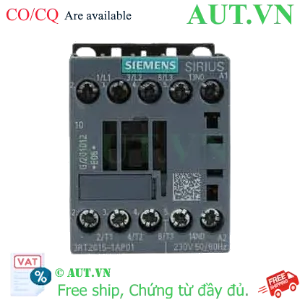 Ảnh của 3RT2015-1AP01 bộ khởi động từ SIEMENS, 3 pha, hàng chuẩn