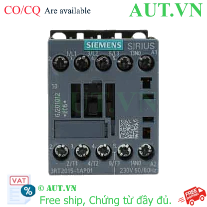 Ảnh của 3RT2015-1AP01 bộ khởi động từ SIEMENS, 3 pha, hàng chuẩn