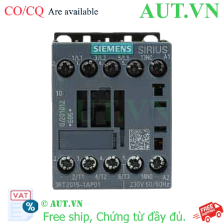 Ảnh của 3RT2015-1AP01 bộ khởi động từ SIEMENS, 3 pha, hàng chuẩn
