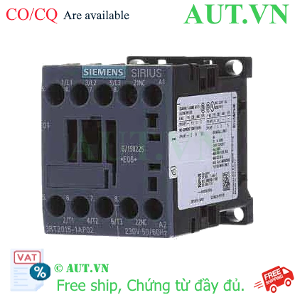Ảnh của 3RT2015-1AP02 bộ khởi động từ 3 pha SIEMENS, 3NO, 3 pha