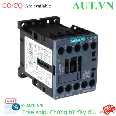 Ảnh của 3RT2016-1AB01 - Khởi động từ 3 pha Siemens 9A, 3NO, 24VDC