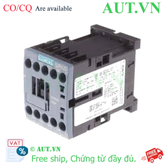 Ảnh của 3RT2016-1AF02 công tắc khởi động từ SIEMENS, 3NO, 9A, 3pha