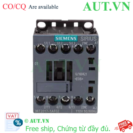 Ảnh của 3RT2017-1AF02 contactor giá rẻ SIEMENS, 3 pha, giá tốt