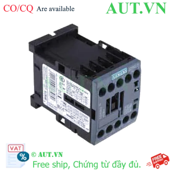 Ảnh của Contactor SIEMENS 3RT2017-1AP01 (12A, 5.5kW, 230VAC)