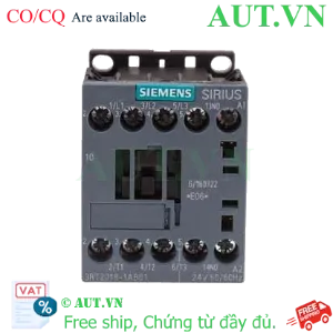 Ảnh của 3RT2018-1AB01 contactor SIEMENS, 3 pha, 3NO, 24VAC