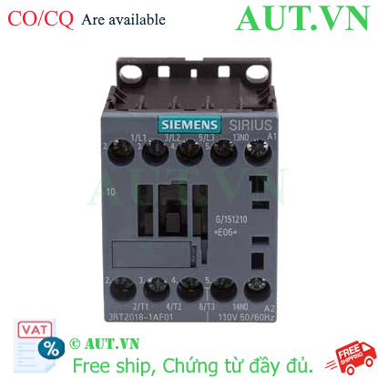 Ảnh của 3RT2018-1AF01 khởi động từ SIEMENS 3 pha, chính hãng