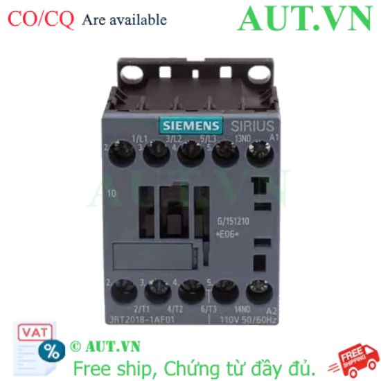 Ảnh của 3RT2018-1AF01 khởi động từ SIEMENS 3 pha, chính hãng