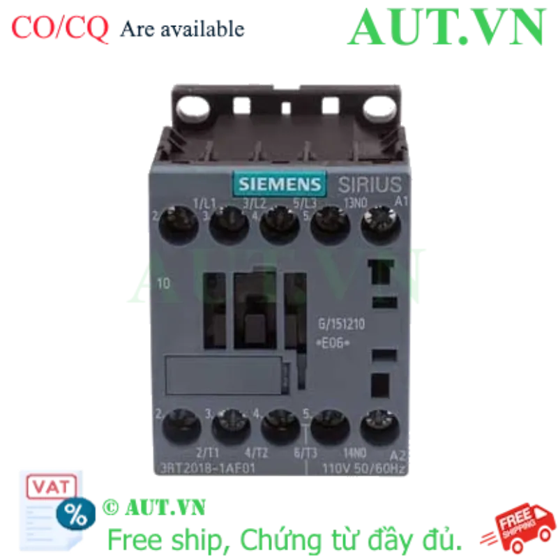 Ảnh của 3RT2018-1AF01 khởi động từ SIEMENS 3 pha, chính hãng