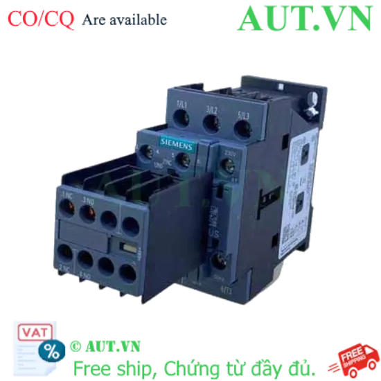 Ảnh của 3RT2024-1AP04 bộ khởi động từ 3 pha SIEMENS, 3NO, 12A