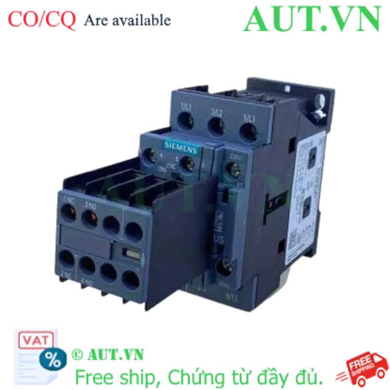 Ảnh của 3RT2024-1AP04 bộ khởi động từ 3 pha SIEMENS, 3NO, 12A